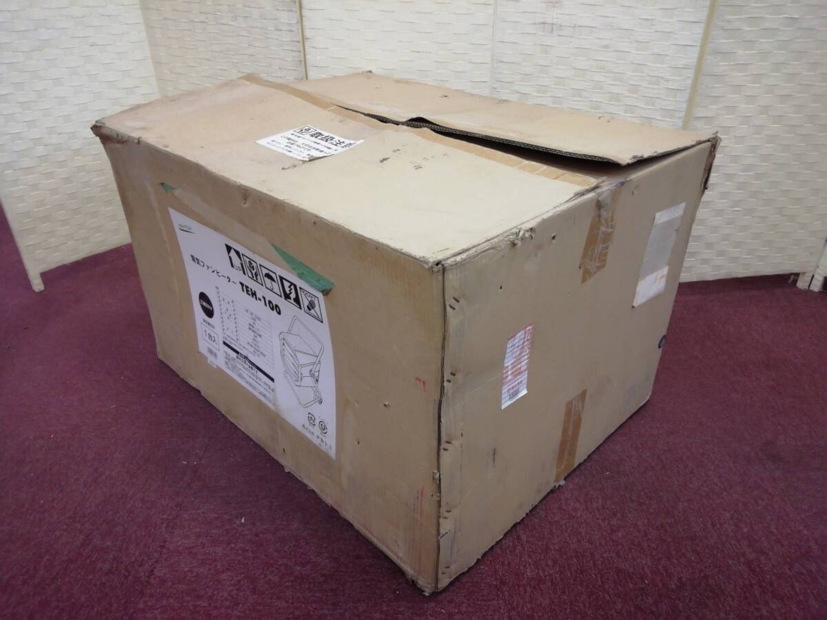 あ//H0529【未使用・保管品】 NAKATOMI ナカトミ 電気ファンヒーター TEH-100 スポット暖房 3相200V_画像7