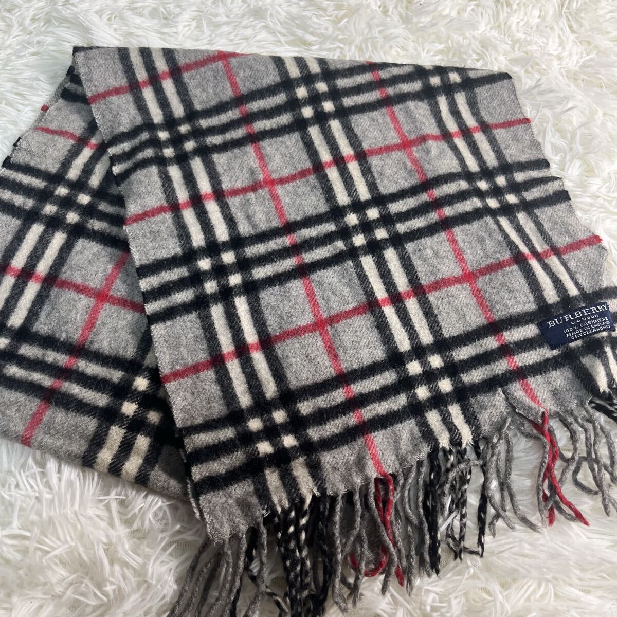 BURBERRY マフラー　6点セット　カシミア　100% まとめ売り　 バーバリー ストール　ひざ掛け　ウール100%　まとめ　1円　_画像6