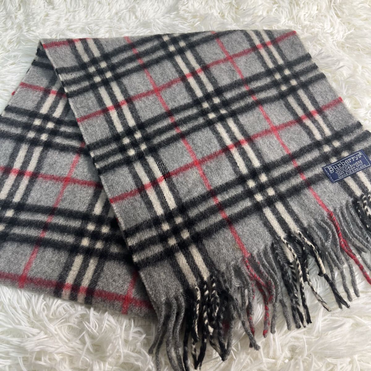 BURBERRY マフラー　6点セット　カシミア　100% まとめ売り　 バーバリー ストール　ひざ掛け　ウール100%　まとめ　1円　_画像7