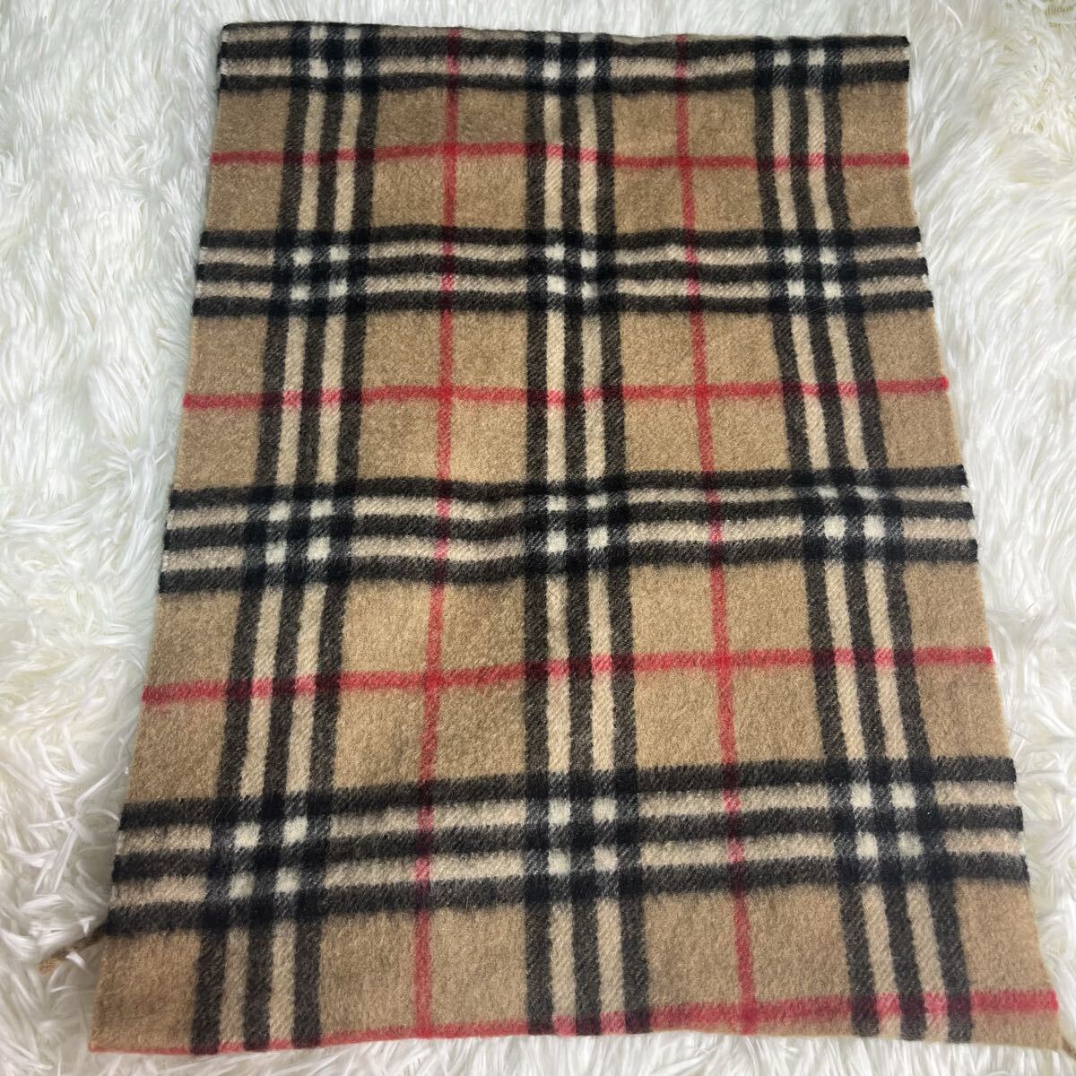 美品  BURBERRY カシミア100% マフラー Burberrys ノバチェック_画像4