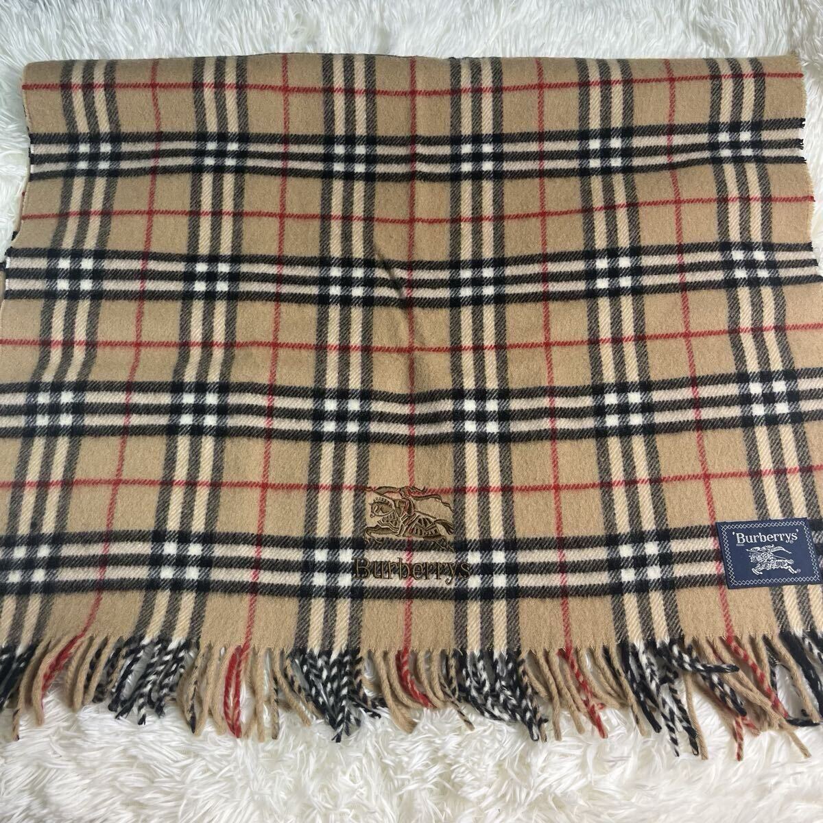 BURBERRY マフラー ひざ掛け 5点セット まとめ売り バーバリー ストール ウール100% まとめ 1円 ノバチェック_画像2