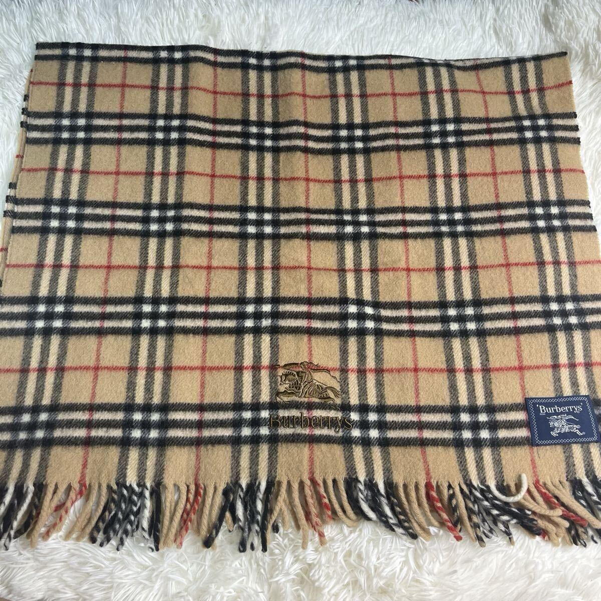 BURBERRY マフラー ひざ掛け 5点セット まとめ売り バーバリー ストール ウール100% まとめ 1円 ノバチェック_画像4
