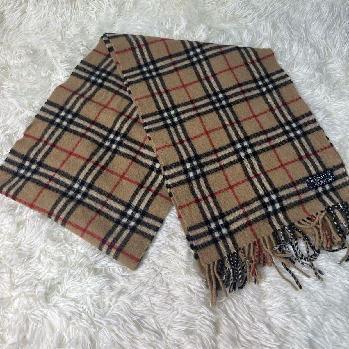 BURBERRY マフラー 8点セット カシミア100% まとめ売り  バーバリー ストール ひざ掛け ウール100% まとめ 1円_画像5
