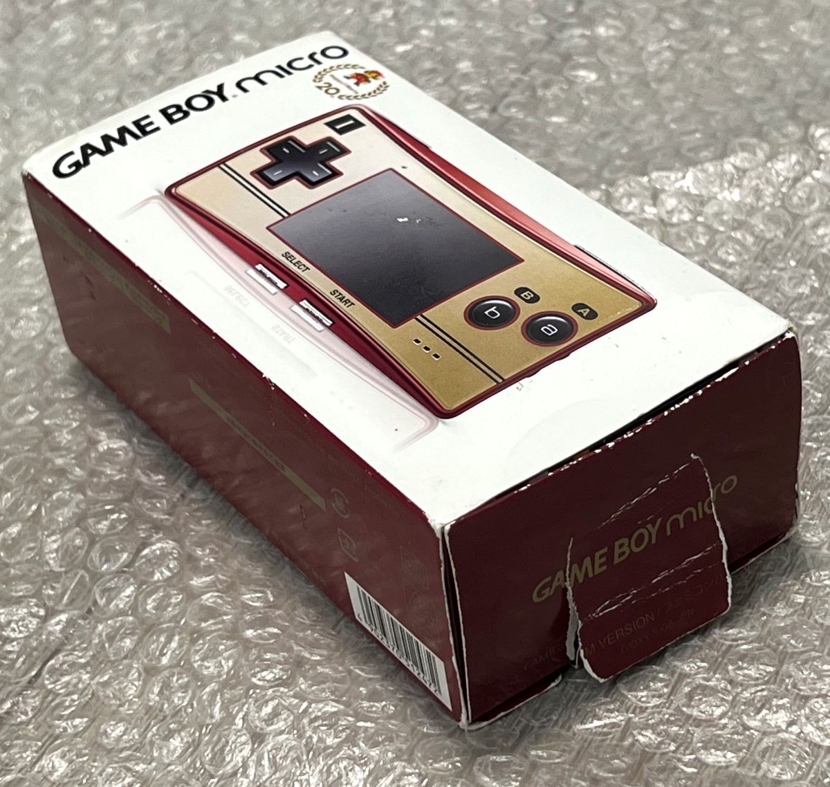 〈ほぼ未使用?本體極美品?動作確認済み〉GBM GBA ゲームボーイミクロ 本體 ファミコン バージョン OXY-001 GAMEBOY micro FAMICOM GBA