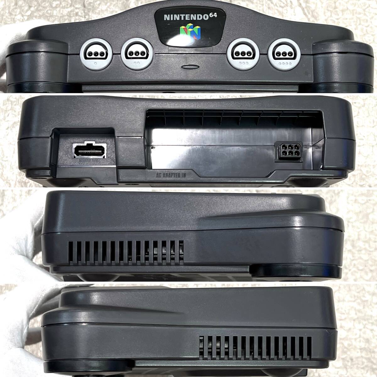 〈動(dòng)作確認(rèn)済み〉N64 ニンテンドウ64（ニンテンドー64）本體 メモリー拡張パック ドンキーコング64?ポケモンスタジアム NINTENDO64