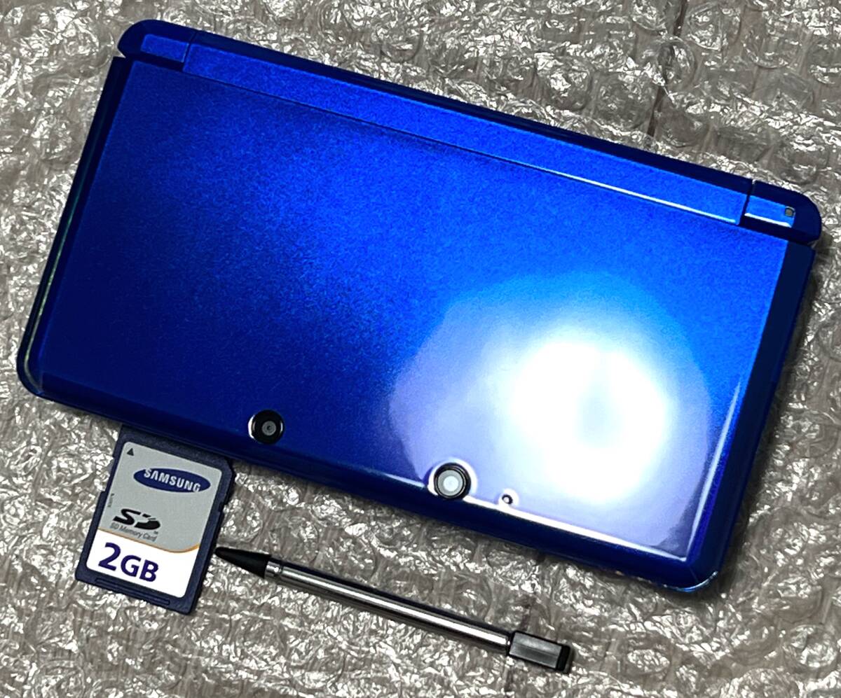 〈本體美品?畫面ほぼ無傷?箱説付屬?動作確認(rèn)済み〉ニンテンドー3DS 本體 コバルトブルー 充電器 NINTENDO 3DS CTR-001