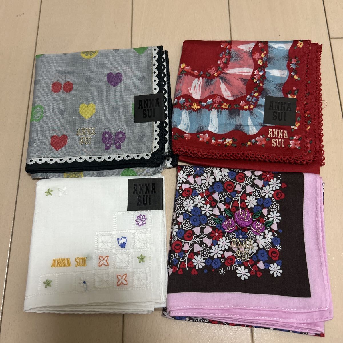 アナスイ ハンカチ 四枚セット_画像1