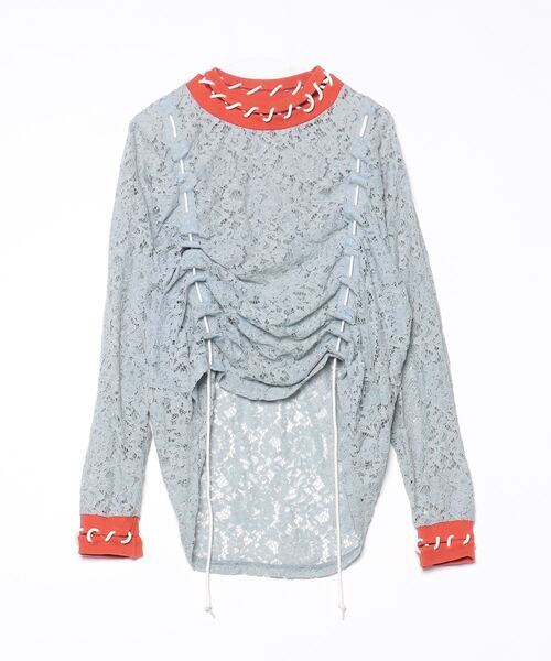 「PAMEO POSE」 長袖カットソー FREE グレー レディース_画像1