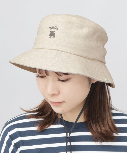 「moz」 ハット FREE オフホワイト レディース_画像1