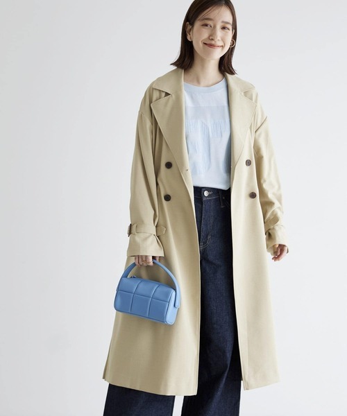 「URBAN RESEARCH」 トレンチコート 36 ベージュ レディース_画像1