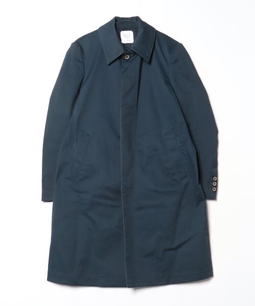 「UNITED TOKYO」 ステンカラーコート 1 ネイビー メンズ_画像1