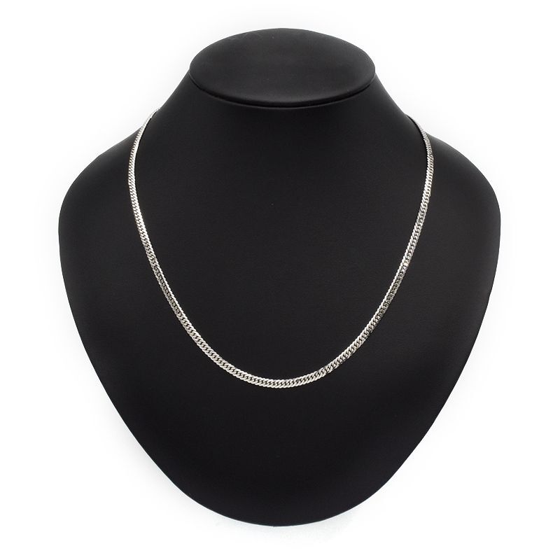 喜平ネックレス 6面ダブル 50cm 20.3g Pt850 造幣局検定刻印 プラチナ キヘイネックレス 中古 送料無料_画像2