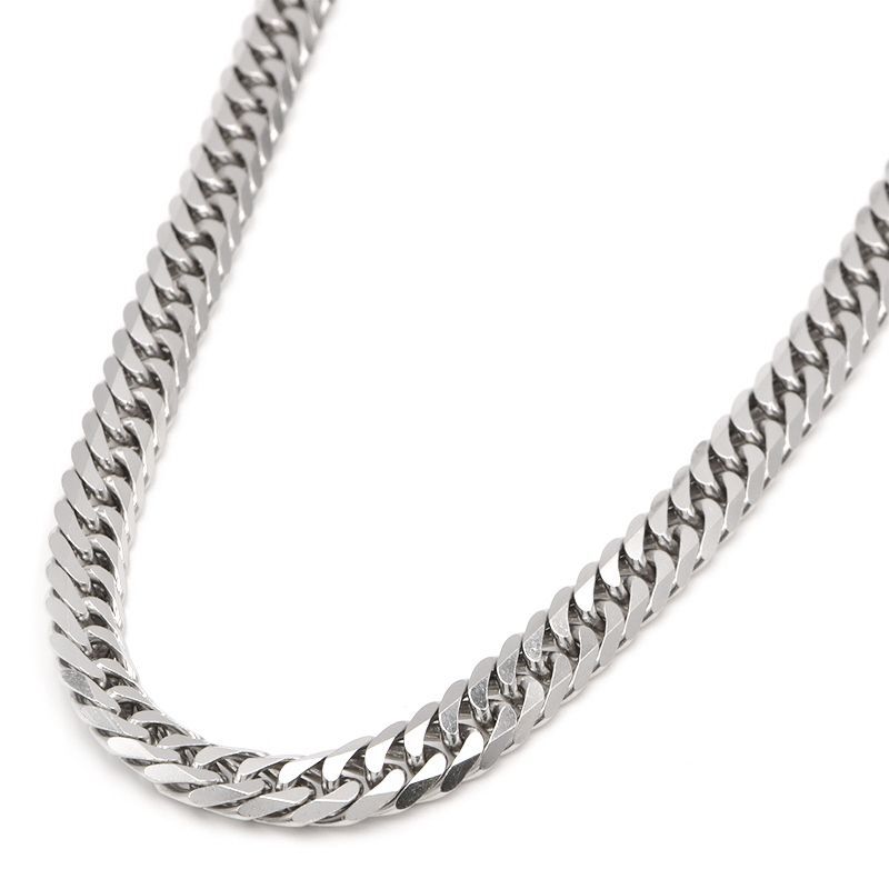 喜平ネックレス 6面ダブル 60cm 120.8g Pt850 造幣局検定刻印 プラチナ キヘイネックレス 中古 送料無料_画像1