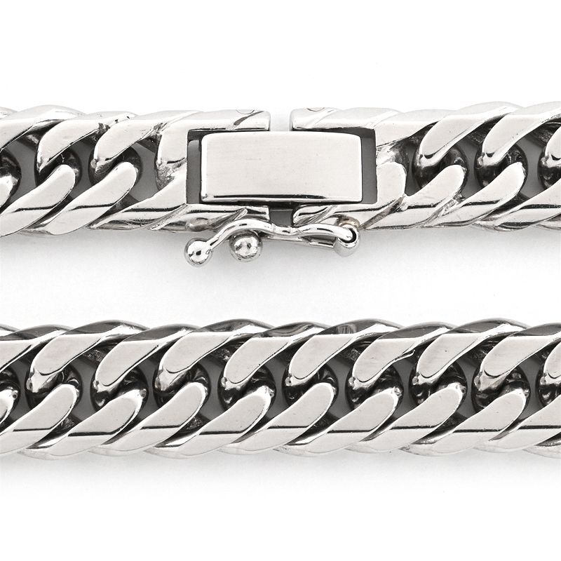 喜平ネックレス 6面ダブル 60cm 120.8g Pt850 造幣局検定刻印 プラチナ キヘイネックレス 中古 送料無料_画像3