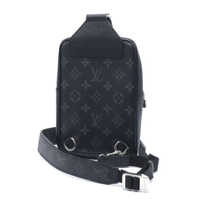 ルイヴィトン アウトドアスリングバッグ M30741 タイガラマ ノワール クロスボディバッグ ショルダーバッグ ブラック 黒 中古 送料無料_画像2