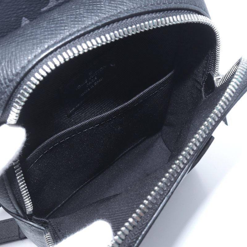 ルイヴィトン アウトドアスリングバッグ M30741 タイガラマ ノワール クロスボディバッグ ショルダーバッグ ブラック 黒 中古 送料無料_画像4