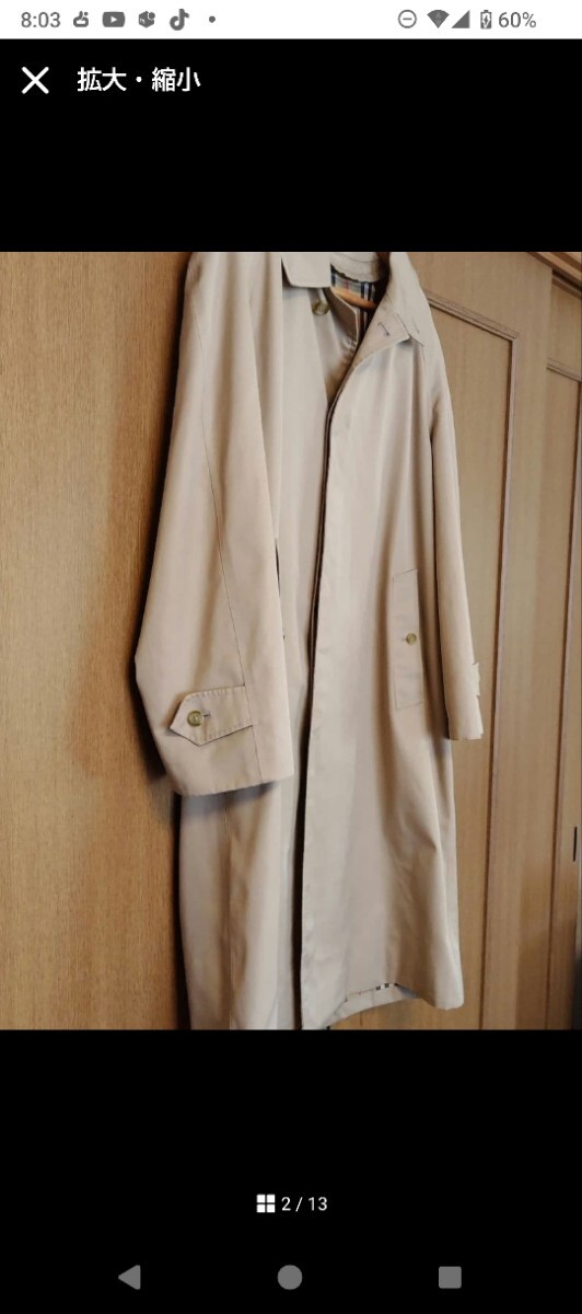 Burberry /バーバリー ステンカラーコート ◇ベージュ _画像1