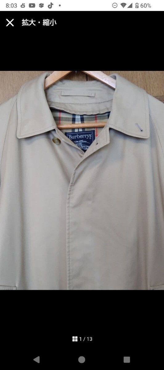 Burberry /バーバリー ステンカラーコート ◇ベージュ _画像2