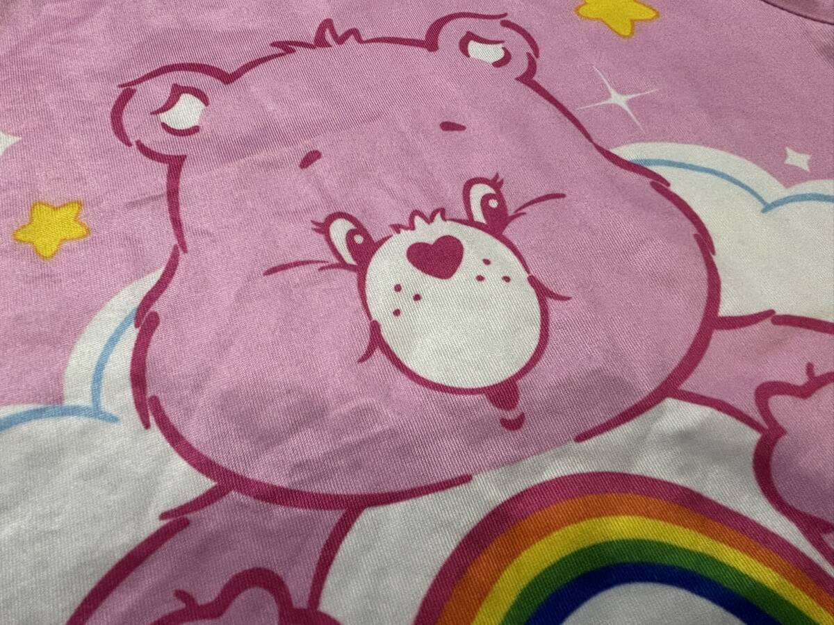 care bears ケアベア 半袖 Tシャツ 5Y 110 両面プリント ピンク_画像3