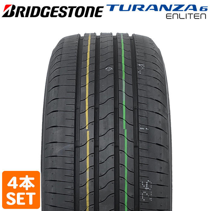 【2024年製】 BRIDGESTONE 215/55R17 94V TURANZA 6 ENLITEN トランザ ブリヂストン ノーマルタイヤ 夏タイヤ サマータイヤ 4本セット_画像1