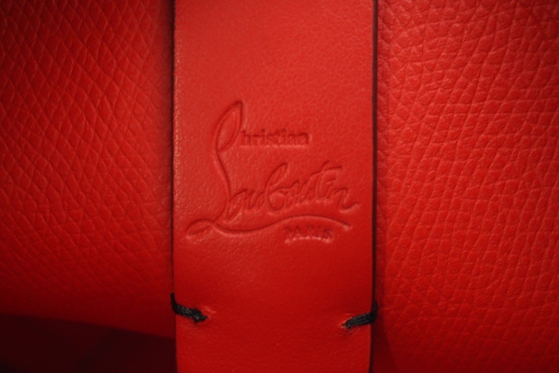 ☆安心の３大保証☆ ABランク ≪Christian Louboutin クリスチャン ルブタン/2WAYバッグ≫ 1215096 Cabata N/S mini スタッズ ブラック 美_画像9