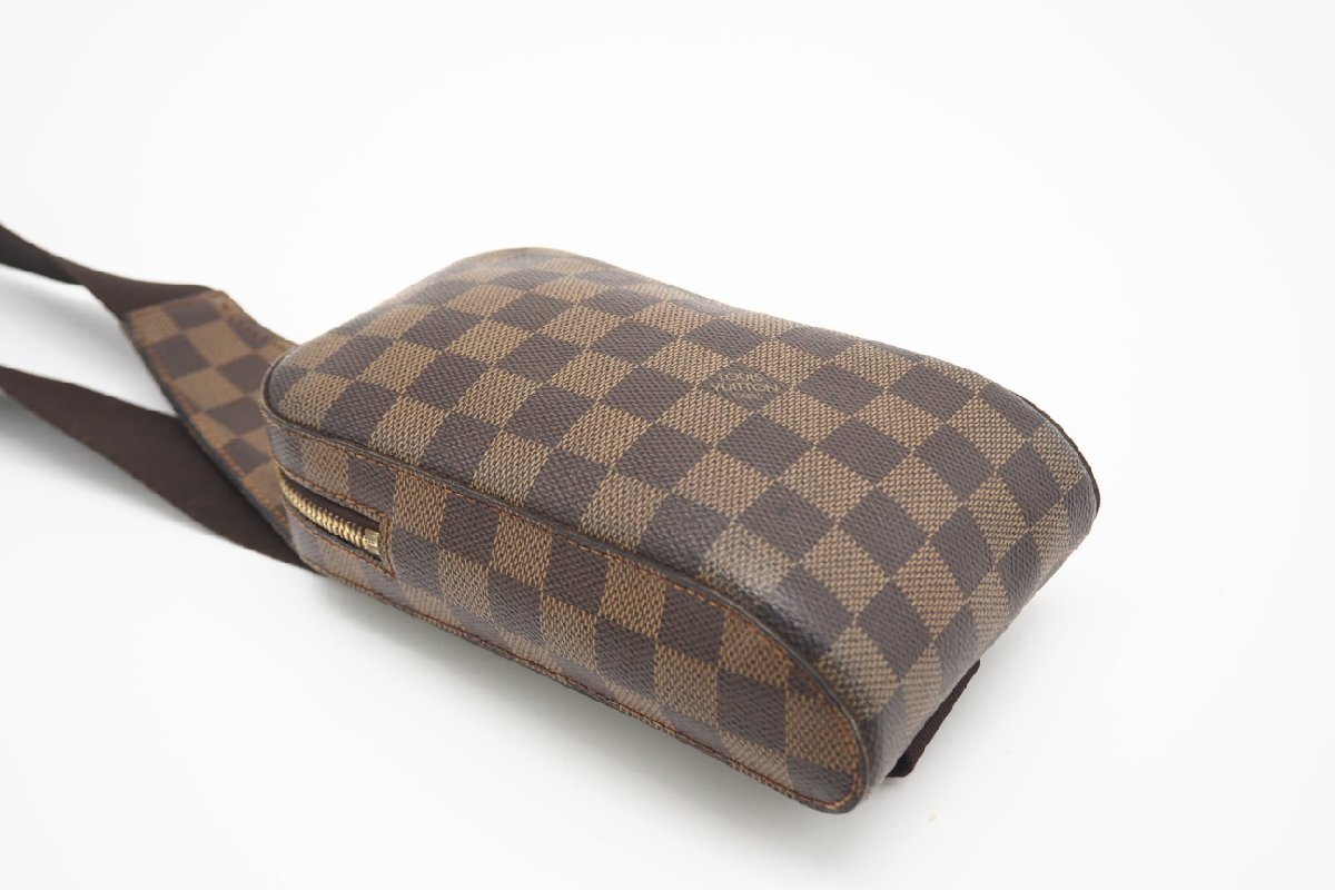 ★３日以內(nèi)返品可★ LOUIS VUITTON ルイ ヴィトン N51994 ダミエ ジェロニモス ブラウン バッグ