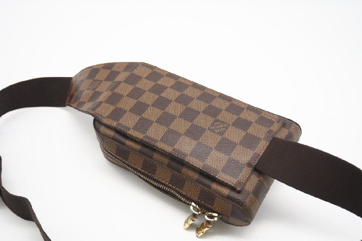 ★３日以內(nèi)返品可★ LOUIS VUITTON ルイ ヴィトン N51994 ダミエ ジェロニモス ブラウン バッグ