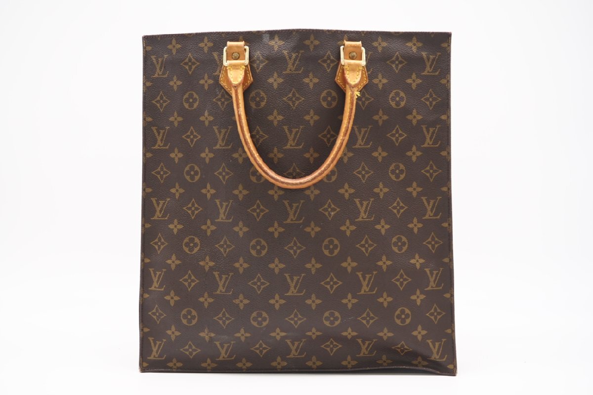 ★3日以内返品可★ LOUIS VUITTON ルイ ヴィトン M51140 モノグラム サックプラ ブラウン バッグ_画像2