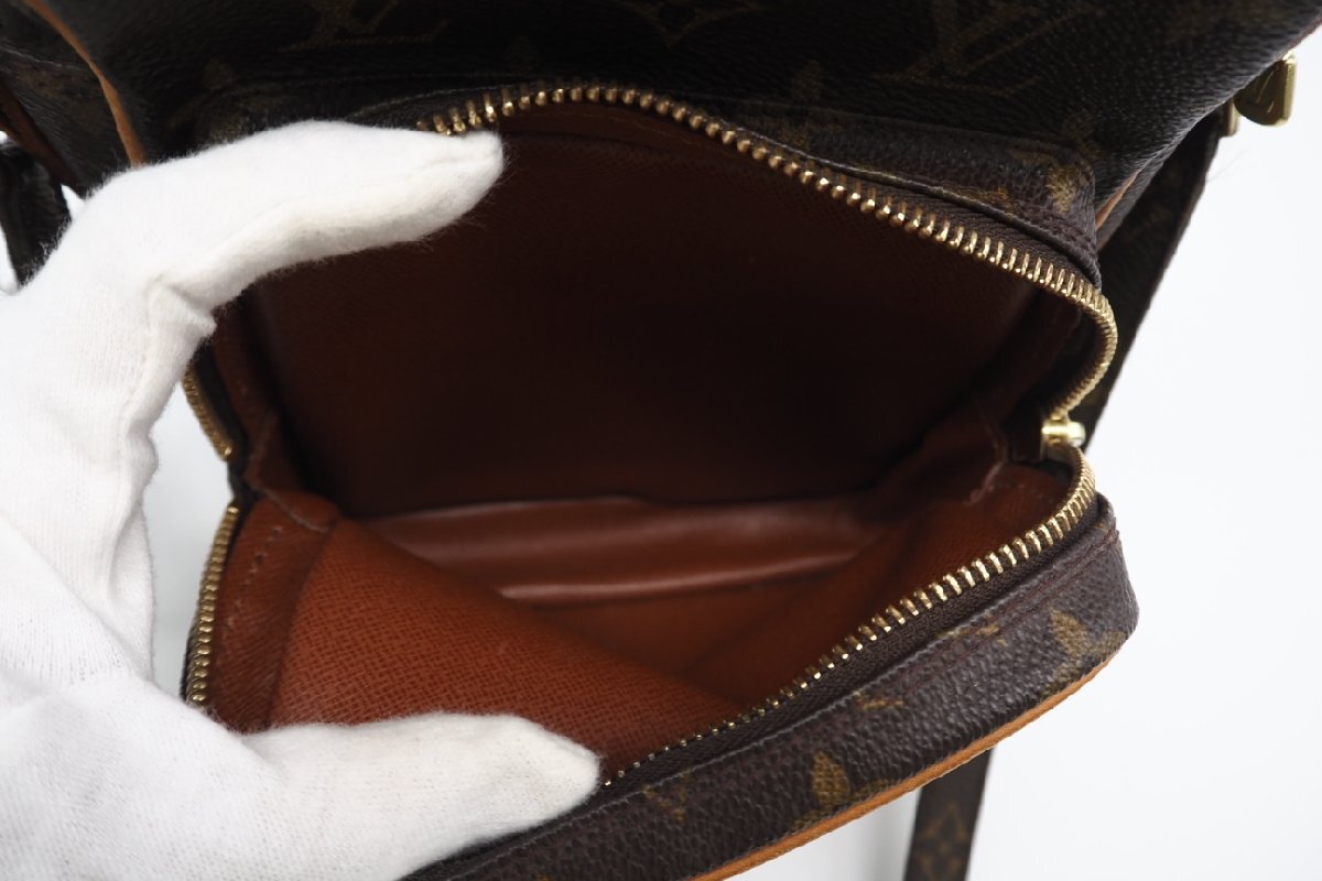 ★３日以内返品可★ LOUIS VUITTON ルイ ヴィトン M45236 モノグラム アマゾン ブラウン バッグ_画像9