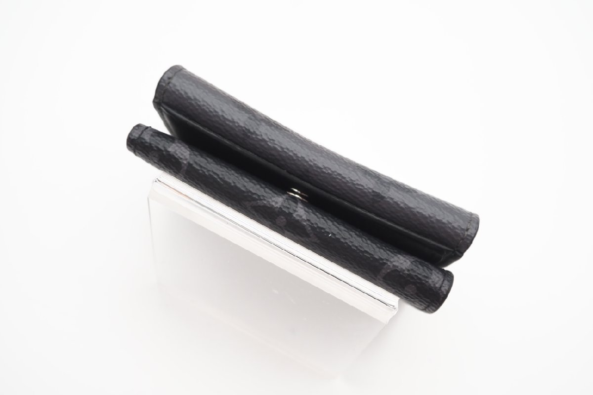 ☆安心の3大保証☆ Bランク ≪LOUIS VUITTON ルイ ヴィトン/三つ折り財布≫ M45417 エクリプス リバース ディスカバリー コンパクト 黒_画像3
