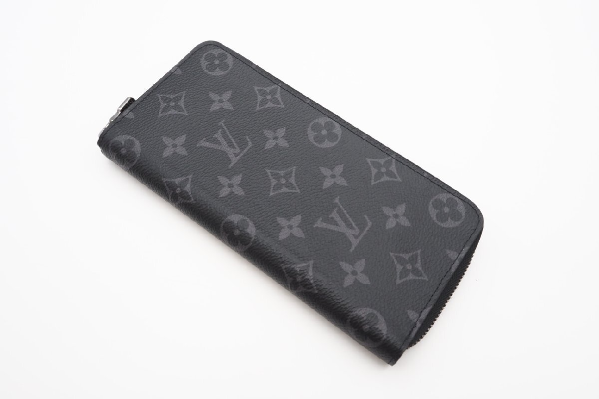 ★３日以内返品可★ LOUIS VUITTON ルイ ヴィトン M62295 モノグラム エクリプス ジッピーウォレット ヴェルティカル ブラック グレー 財布_画像2