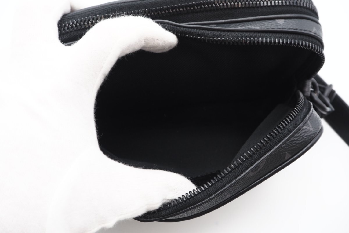 ★３日以内返品可★ LOUIS VUITTON ルイ ヴィトン M82542 エクリプス アルファウェアラブルウォレットNV ブラック グレー バッグ_画像7