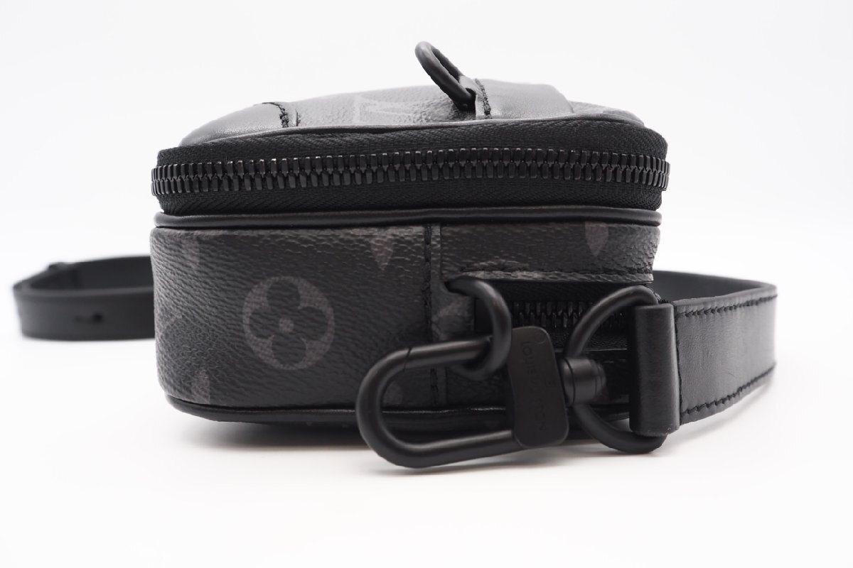 ★３日以内返品可★ LOUIS VUITTON ルイ ヴィトン M82542 エクリプス アルファウェアラブルウォレットNV ブラック グレー バッグ_画像6