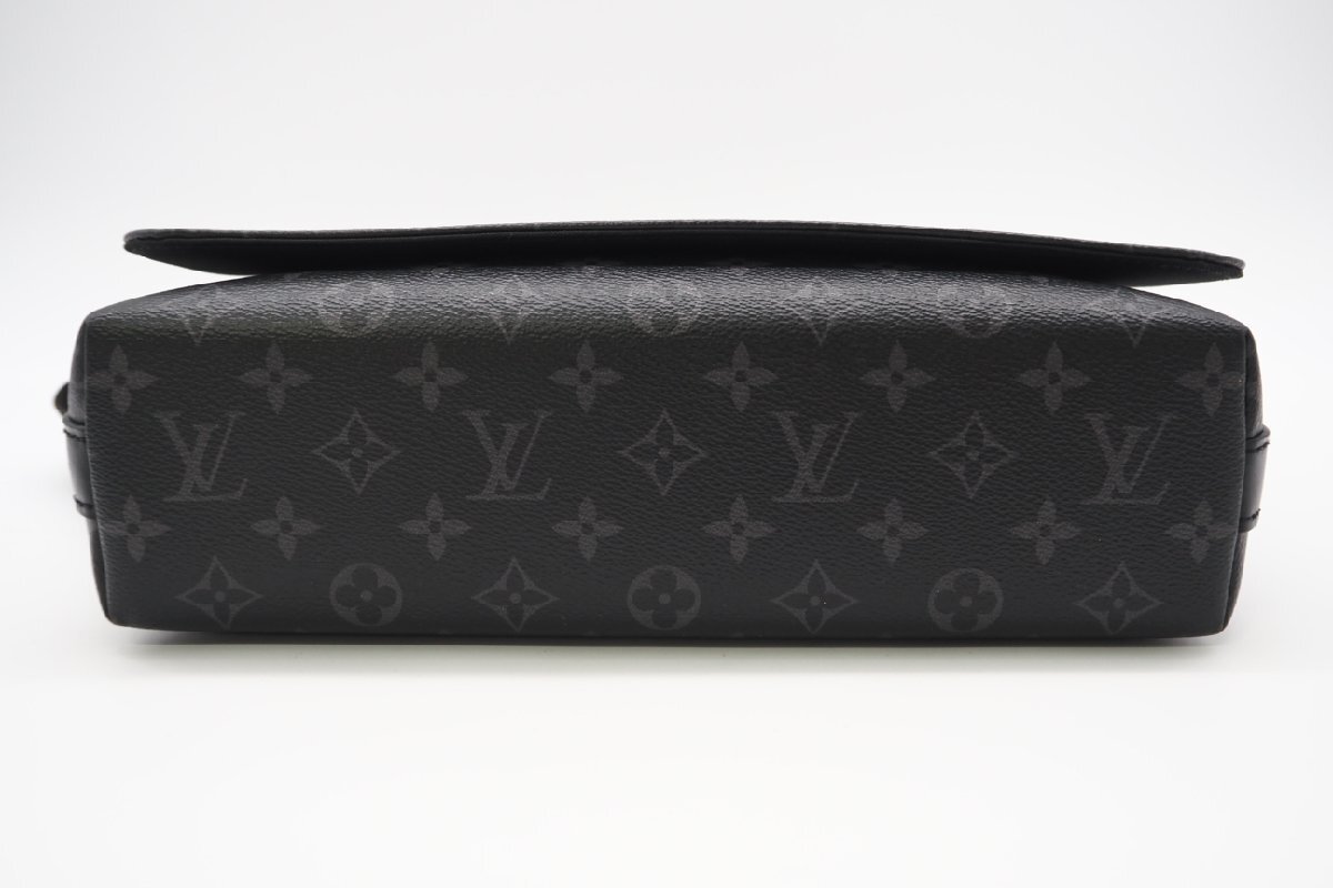 ★３日以内返品可★ LOUIS VUITTON ルイ ヴィトン M44001 モノグラム エクリプス ディストリクト MM ブラック グレー バッグ_画像3