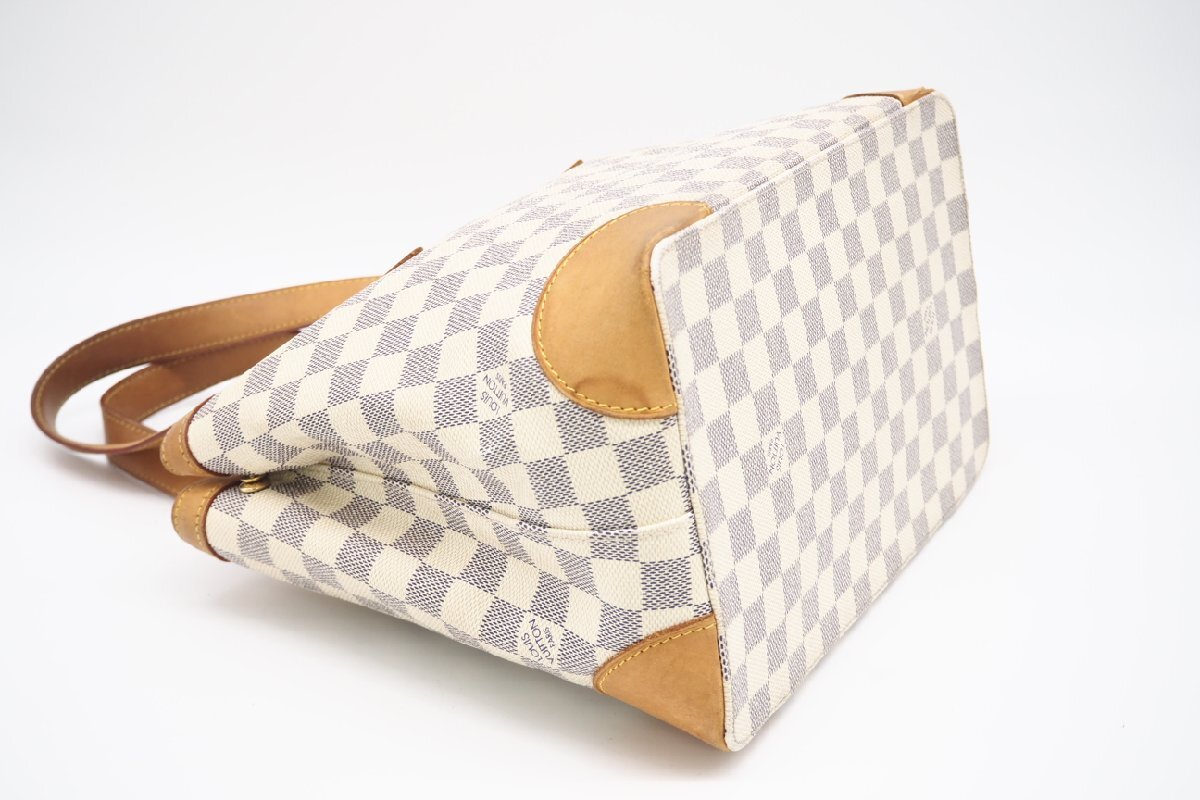 ★3日以内返品可★ LOUIS VUITTON ルイ ヴィトン N51207 ダミエ ハムステッドPM ホワイト バッグ_画像4