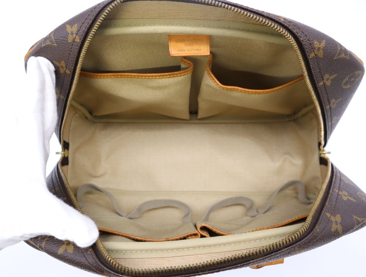 ★３日以内返品可★ LOUIS VUITTON ルイ ヴィトン M47270 モノグラム ドーヴィル ブラウン バッグ_画像10