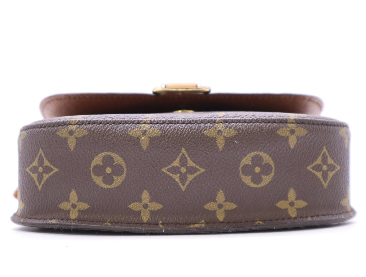 ★３日以内返品可★ LOUIS VUITTON ルイ ヴィトン M51244 モノグラム サンクルーPM ブラウン バッグ_画像5