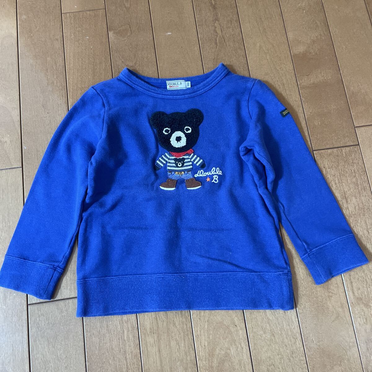 ミキハウス ☆ ダブルビー☆トレーナー☆100☆セット_画像2