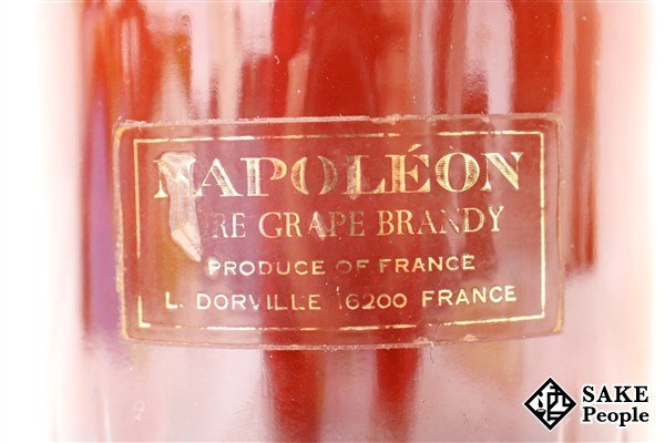 ◆1円～ ル・ドーヴィル ナポレオン デラックス 700ml 40% ブランデー フランス_画像3