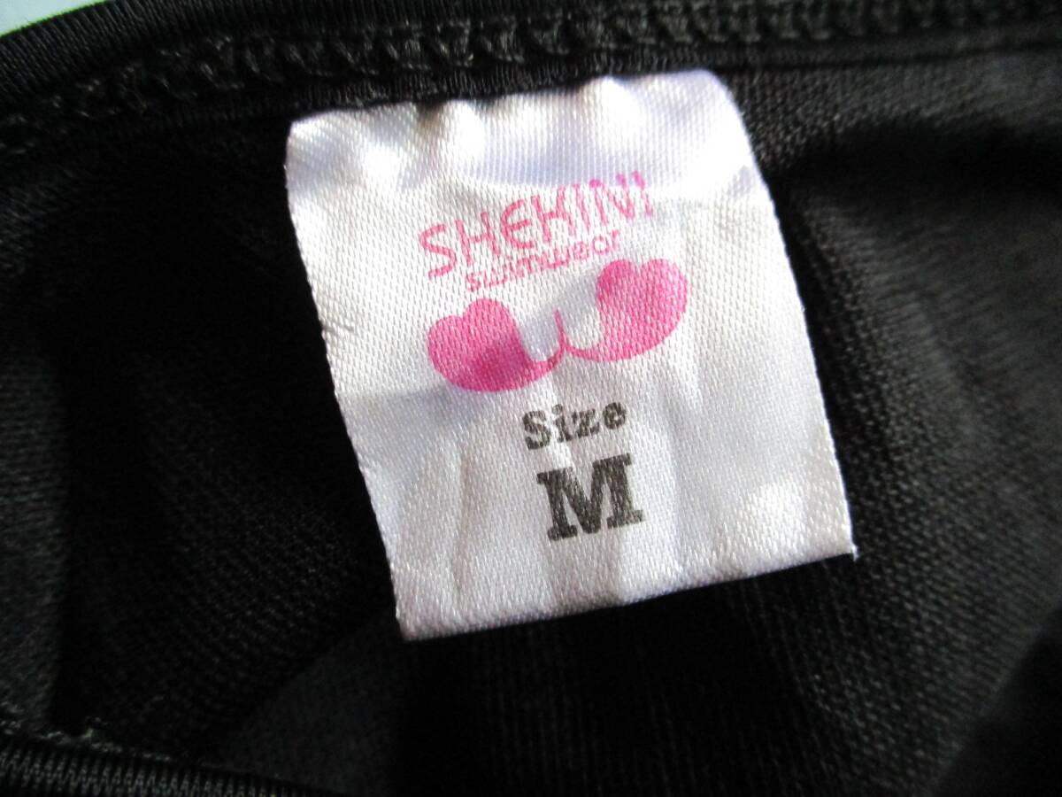 コスプレ用? Mくらい すべすべ ブラック ホワイト 2着 超ハイレグ ウェア レオタード 純白 極薄 クロッチホック 衣装アンダーにも BLAC34_画像5