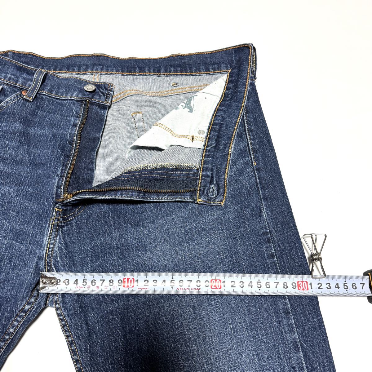 w38の100㎝ リーバイス505 ジーンズ メンズ アメリカ古着 オーバーサイズ サーファー スケーター パンクロック ビッグサイズ _画像5