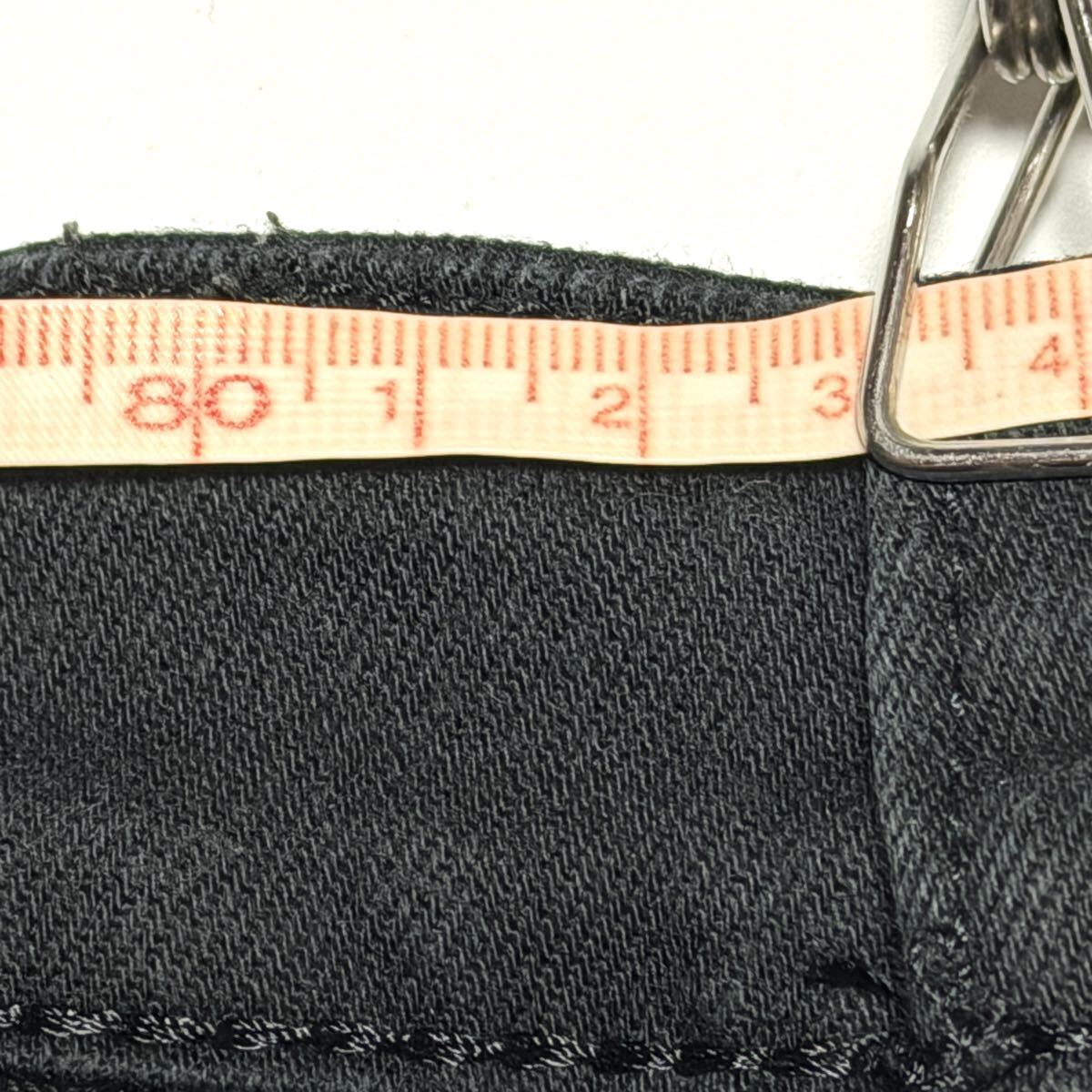 w29の83㎝　エドウィン　ブラックジーンズ　メンズ　古着　黒　デニム　ジーパン_画像8