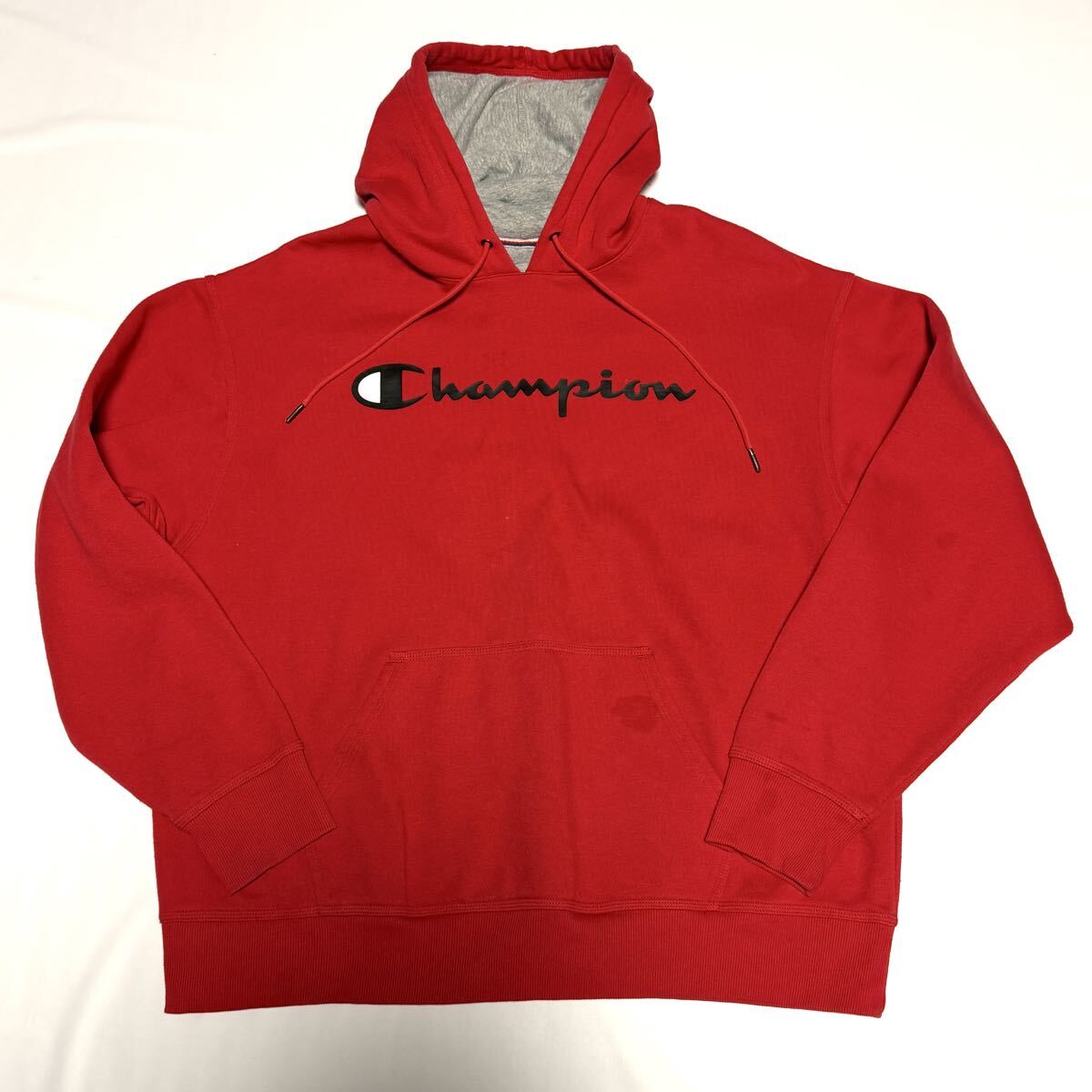 訳　3XL チャンピオン　メンズ　パーカー　赤　レッド　オーバーサイズ　ビッグサイズ_画像1