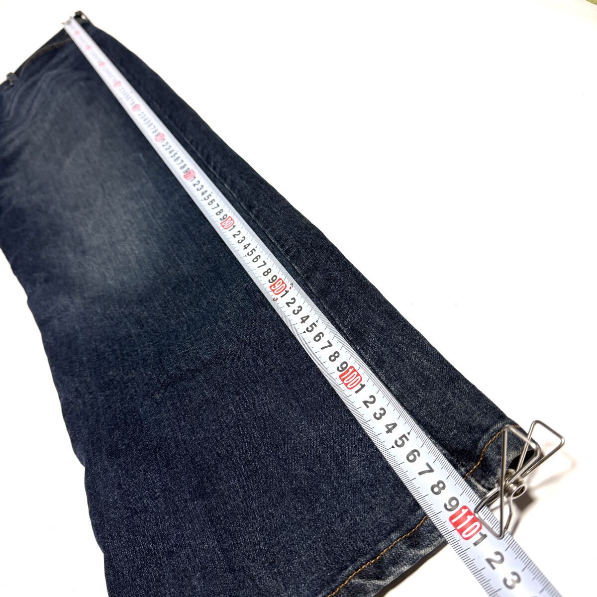 w36の98㎝ ラングラー　濃紺ジーンズ　メンズ　アメリカ古着　サーファー　スケーター　パンクロック_画像2