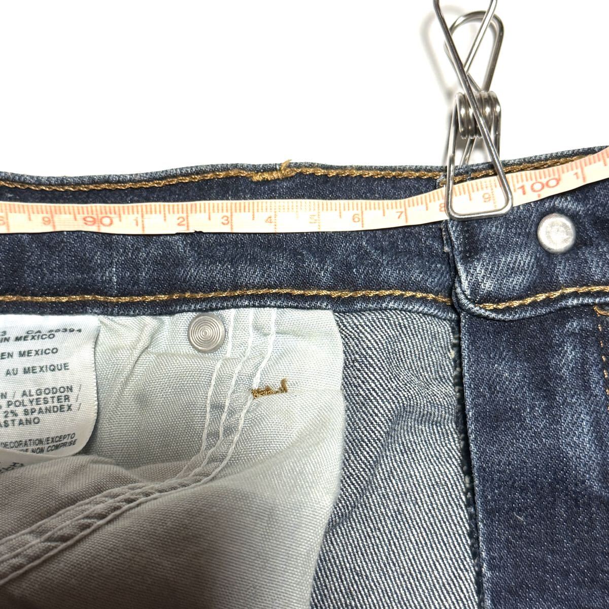 w36の98㎝ ラングラー　濃紺ジーンズ　メンズ　アメリカ古着　サーファー　スケーター　パンクロック_画像7