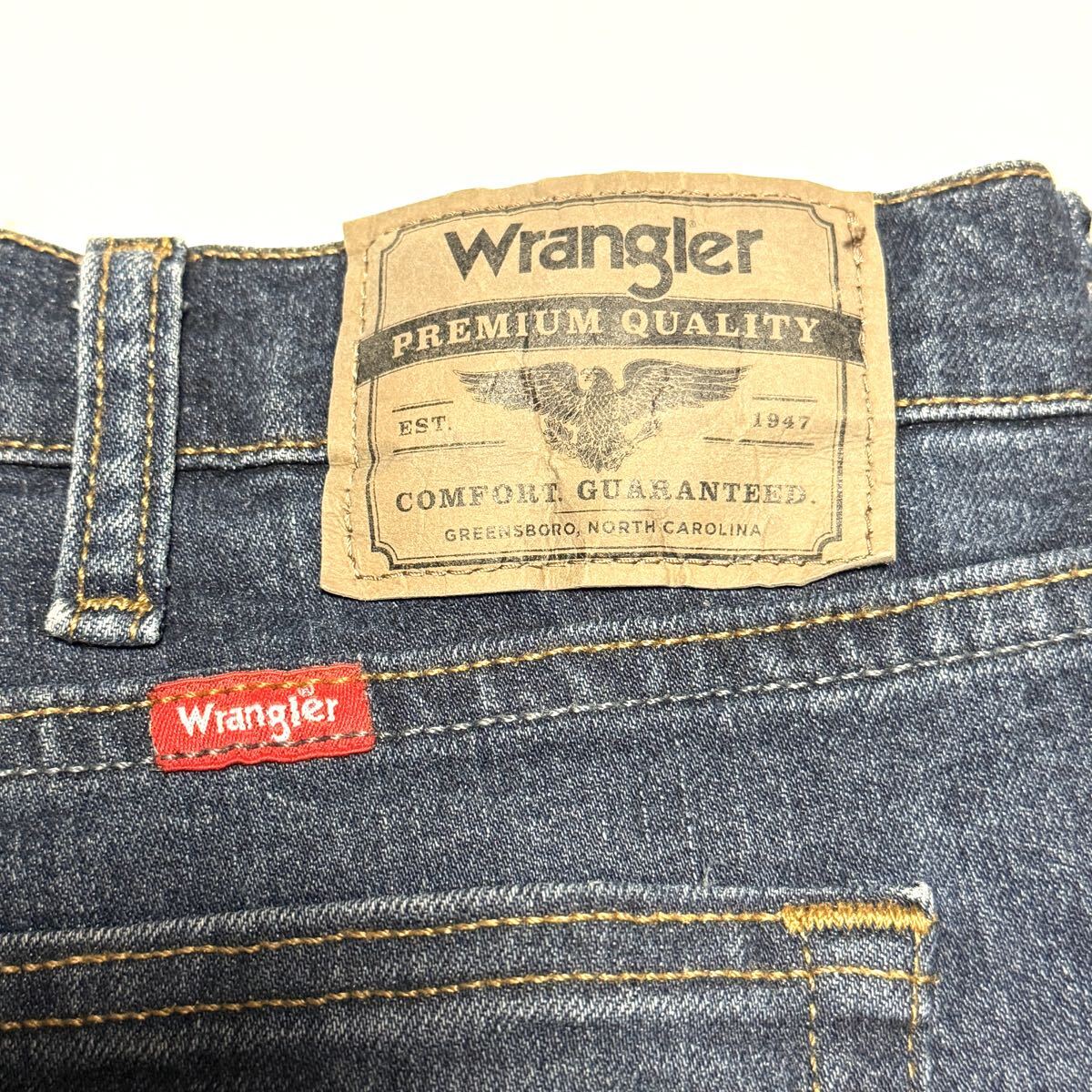 w36の98㎝ ラングラー　濃紺ジーンズ　メンズ　アメリカ古着　サーファー　スケーター　パンクロック_画像8