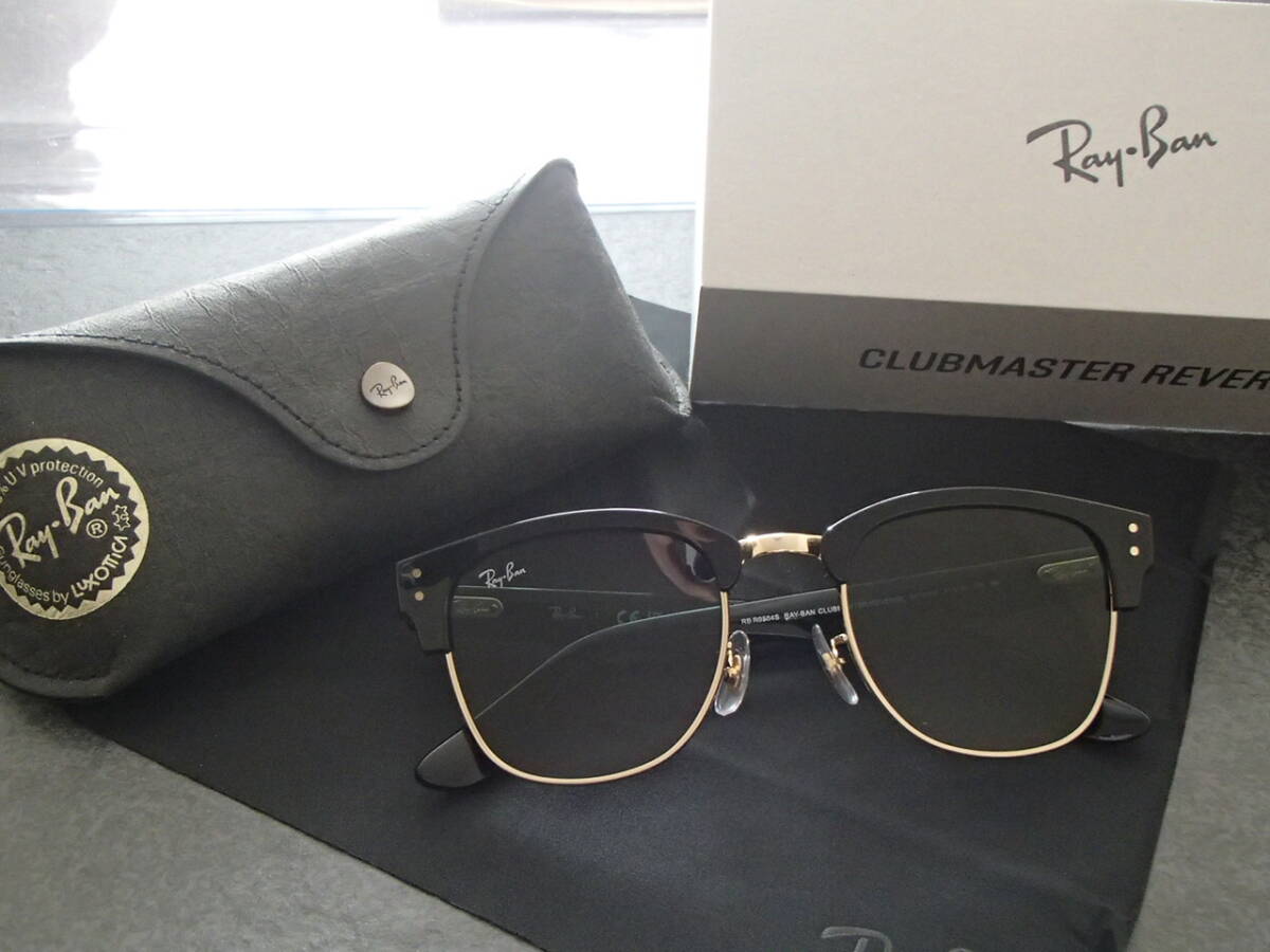 新品未使用 レイバン RAYBAN サングラス クラブマスター リバース CLUBMASTER REVERSE RBR0504S-6677VR　ダークグリーン_画像1