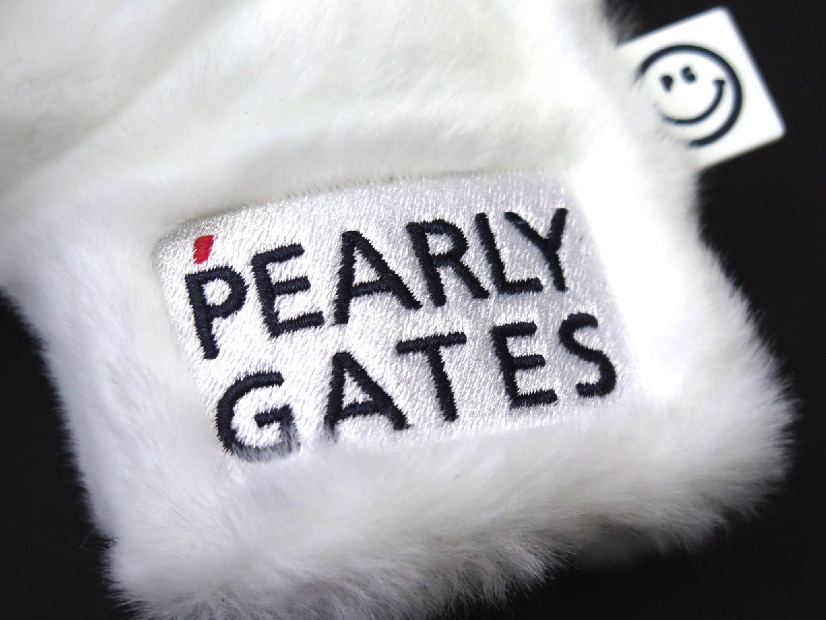 G735● PEARLY GATES パーリーゲイツ ●新品 【ボアシリーズ】 定番トーナメントモデル パターカバー PIN型用/ホワイト 定価6600円の画像4