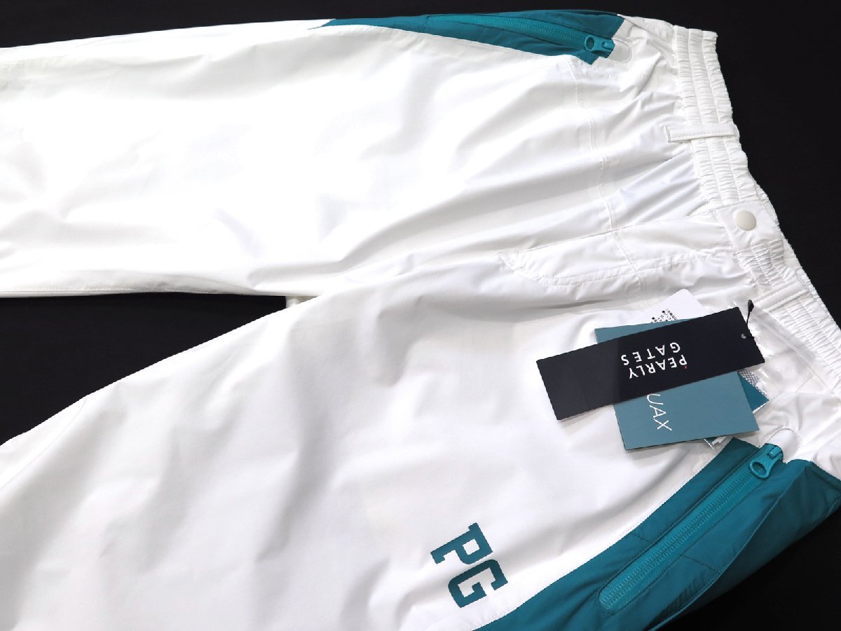 G655* PEARLY GATES Pearly Gates * новый товар [CRAFTEVO] распределение цвета men's дождь брюки белый /M обычная цена 23100 иен 