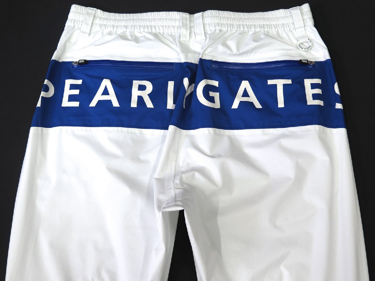 G664* PEARLY GATES Pearly Gates * новый товар [DIY стрейч ] "губа" Stop men's дождь брюки белый /L обычная цена 25300 иен 